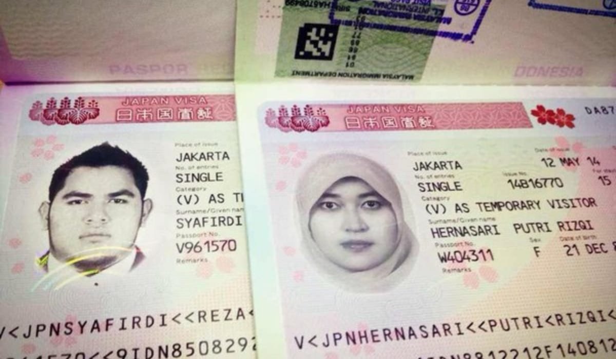 visa jepang foto