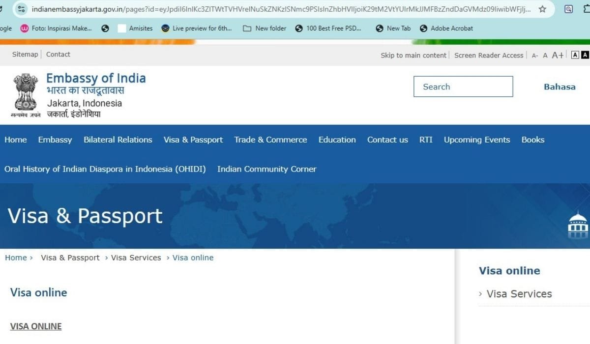 Visa India Online