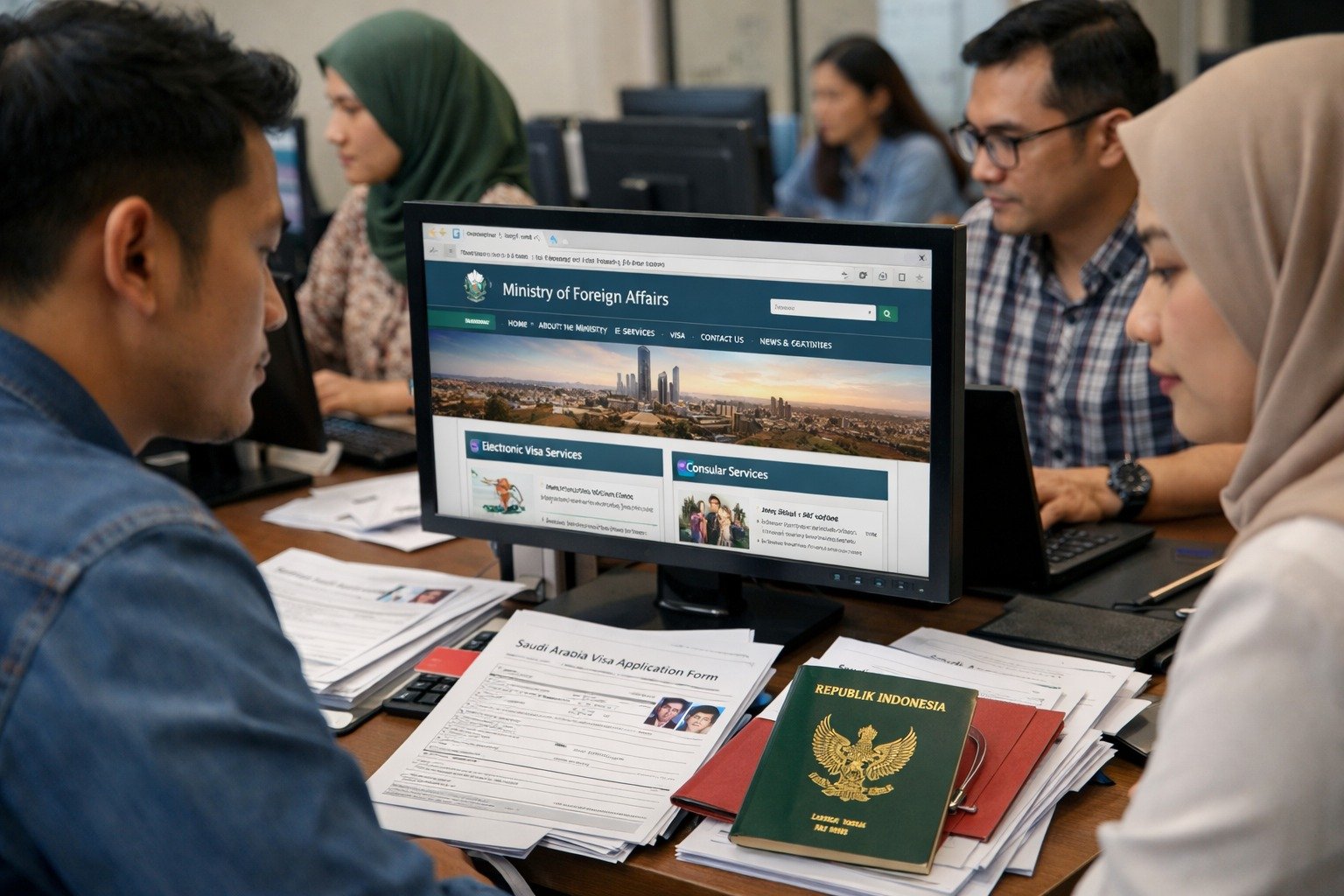 visa arab saudi check online