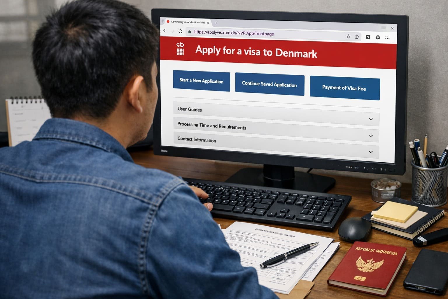 visa denmark application