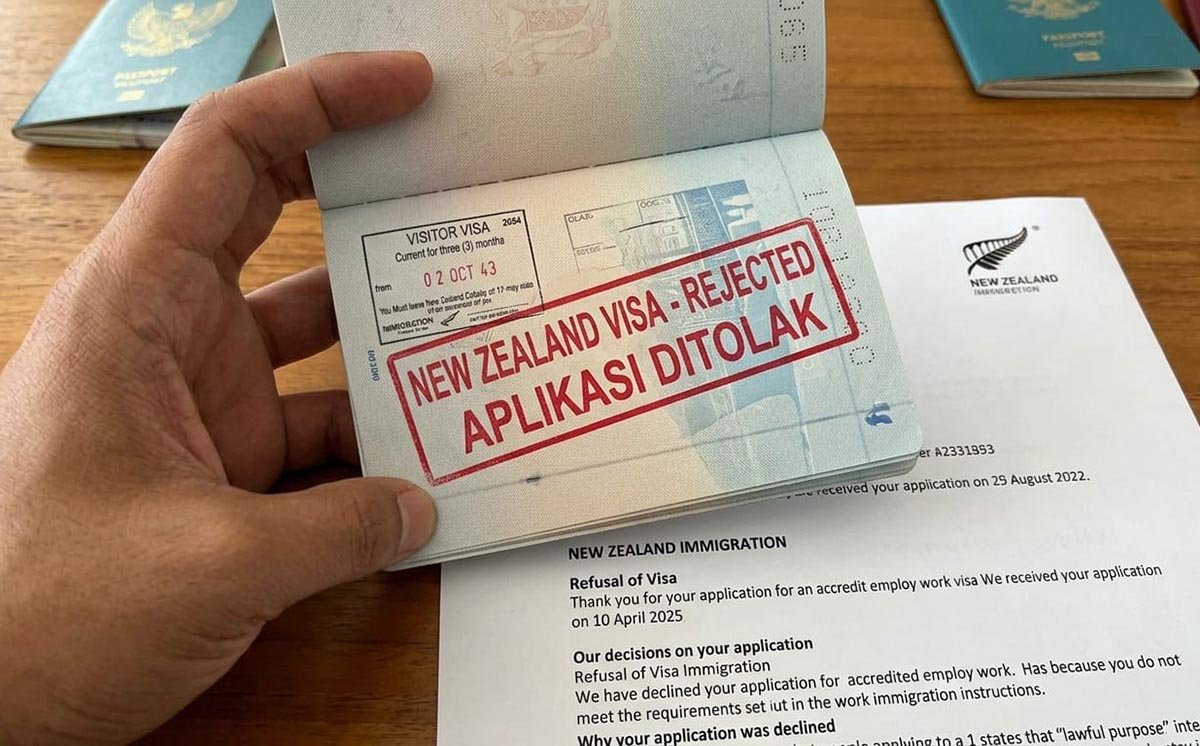 Visa New Zealand Ditolak