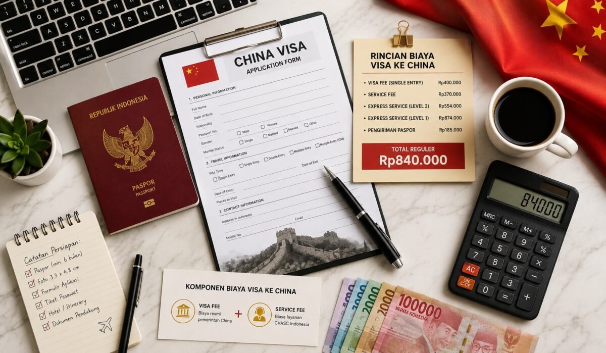 Biaya Visa ke China