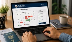 US visa scheduling